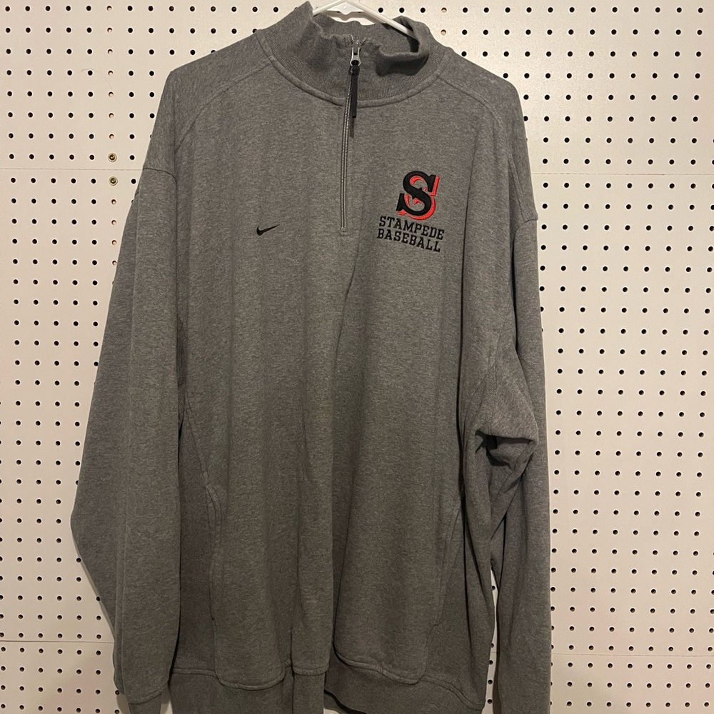 Nike baseball pullover 1/4 zip xxl euc